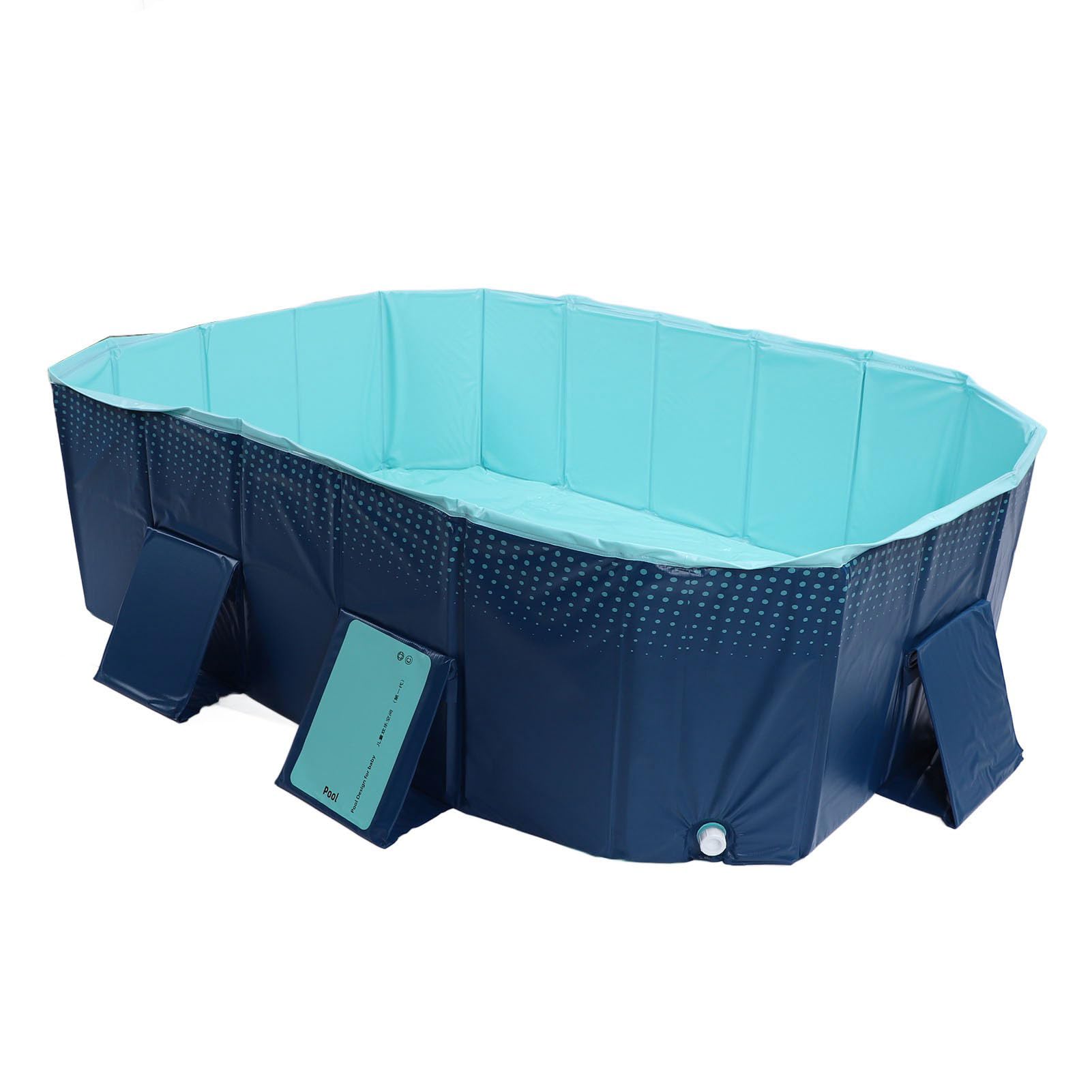 Dog Pool,Foldable Dog Pet Bath Pool,Thickened Kids Toddler Pool Bathing Tub, Portable Collapsible Dog Pet Pool for Puppy Small Medium Large Dogs Cats Kids Outdoor Backyard Swimming 6.9ft