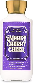 Bath & Body Works Super Smooth Body Lotion Merry Cherry Cheer 8 Oz