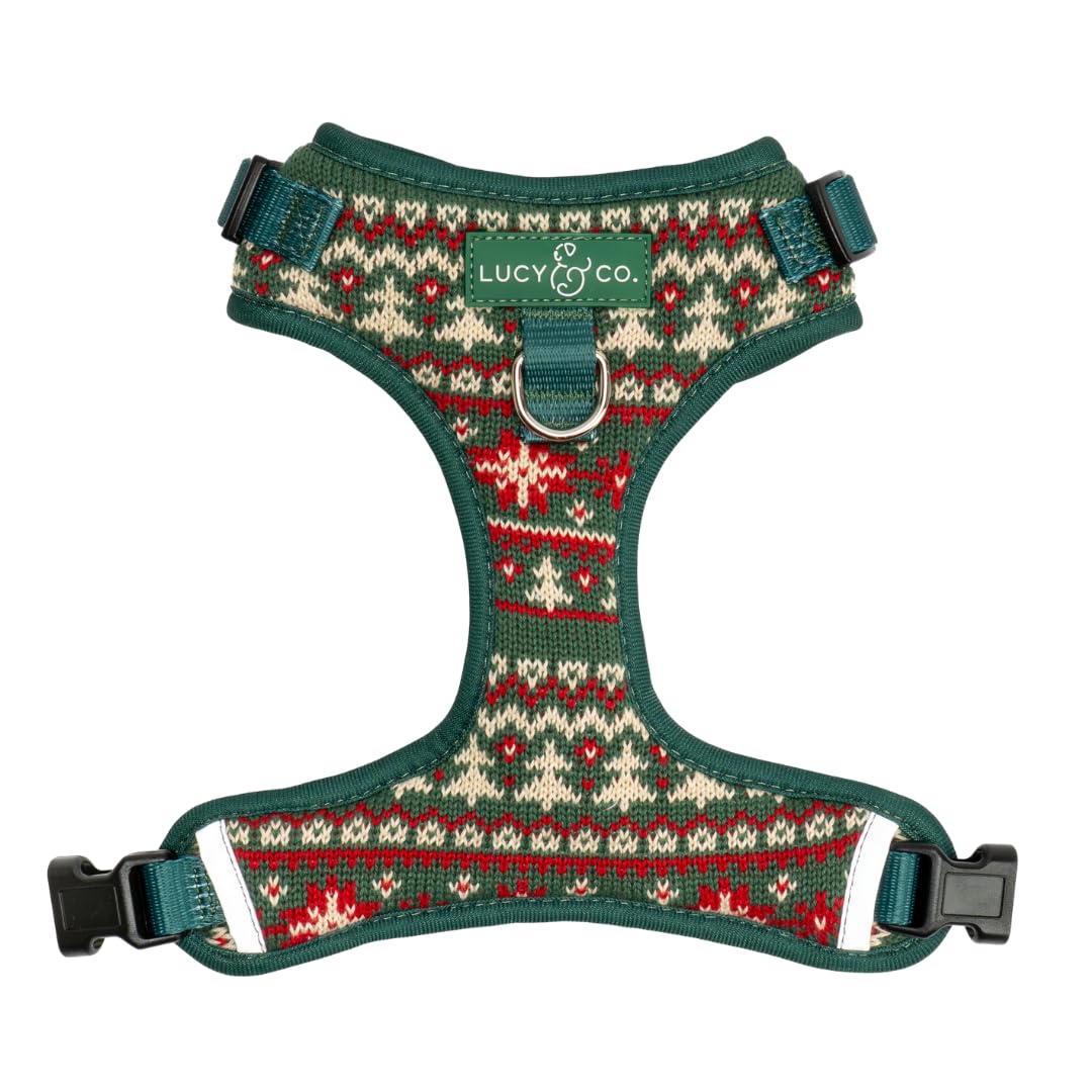 Lucy & Co. Cozy Cheer No-Pull Dog Harness, Small — image 1