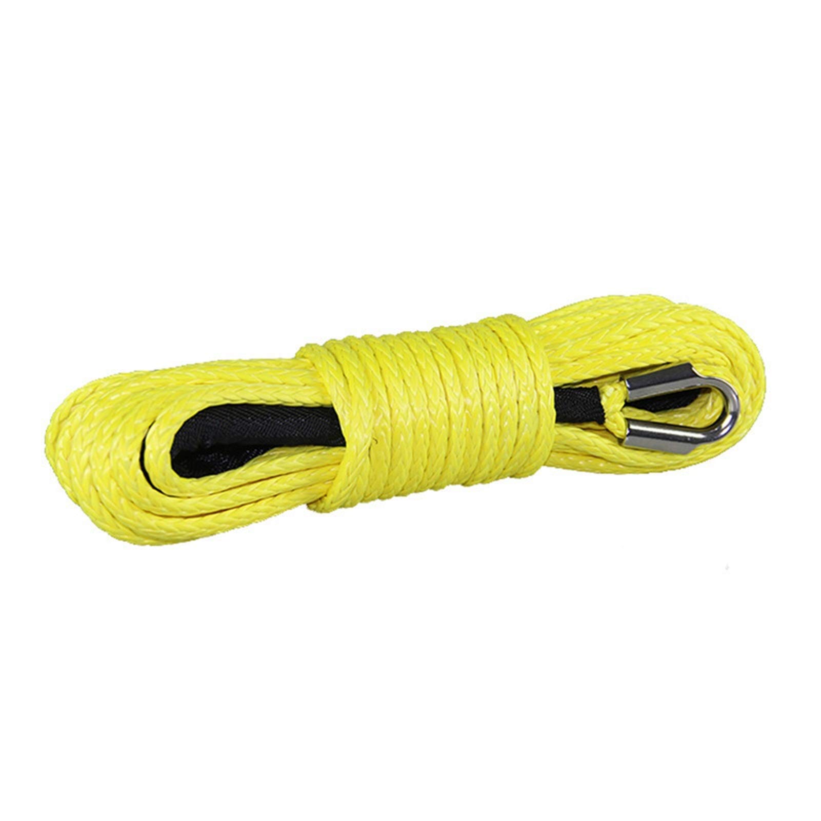 9mmx26m Road Vehicle Winch Rope Ultra High Molecular Traction Line Trailer Liny(Blauw)
