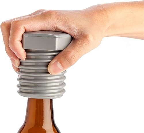 Miniatura 2 de MDFSAKI Abridor automático de botellas de cerveza de alta calidad, abridor de botellas de soda atornillable, atrapador magnético de tapa de empuje
