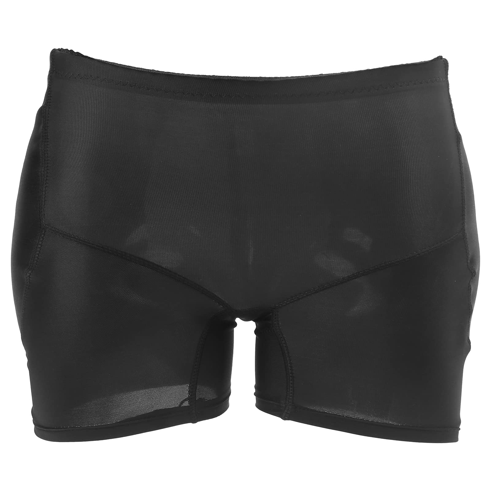 ClaskenPadded Shaping Panties, Light Soft Hip Lift Panties Polyester Exquisite for Increases the Line Of the Buttocks for Modify the Crotch Curve.(black, XL)