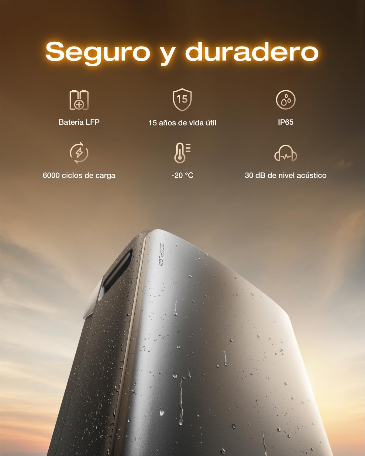 EF EcoFlow STREAM Ultra X batería de 3,84 kWh para kit solar, entrada solar de 2800 W (4 MPPT), dos puertos de CA de 2300 W, batería LFP de 6000 ciclos, control inteligente con IA, plug-and-play
