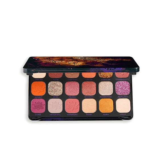 Makeup Revolution Forever Flawless Spirituality, Eyeshadow Palette, Create Long-Lasting Eye Makeup Looks, Vegan & Cruelty-Free, 20g