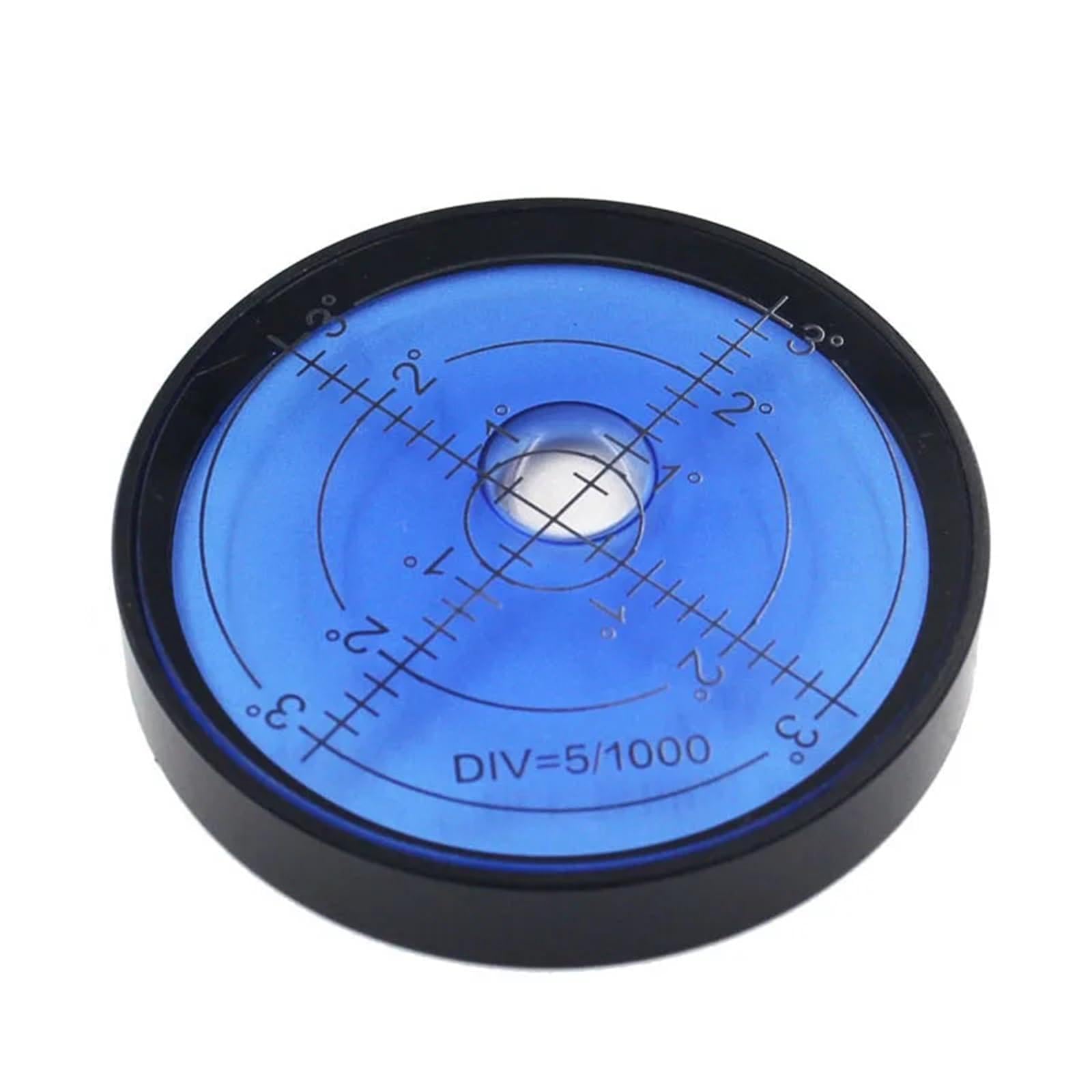 Round Universal Spirit Level Bubble Diameter 60mm Height 10mm Desktop Operation Surface Leveling Tool(Brown)