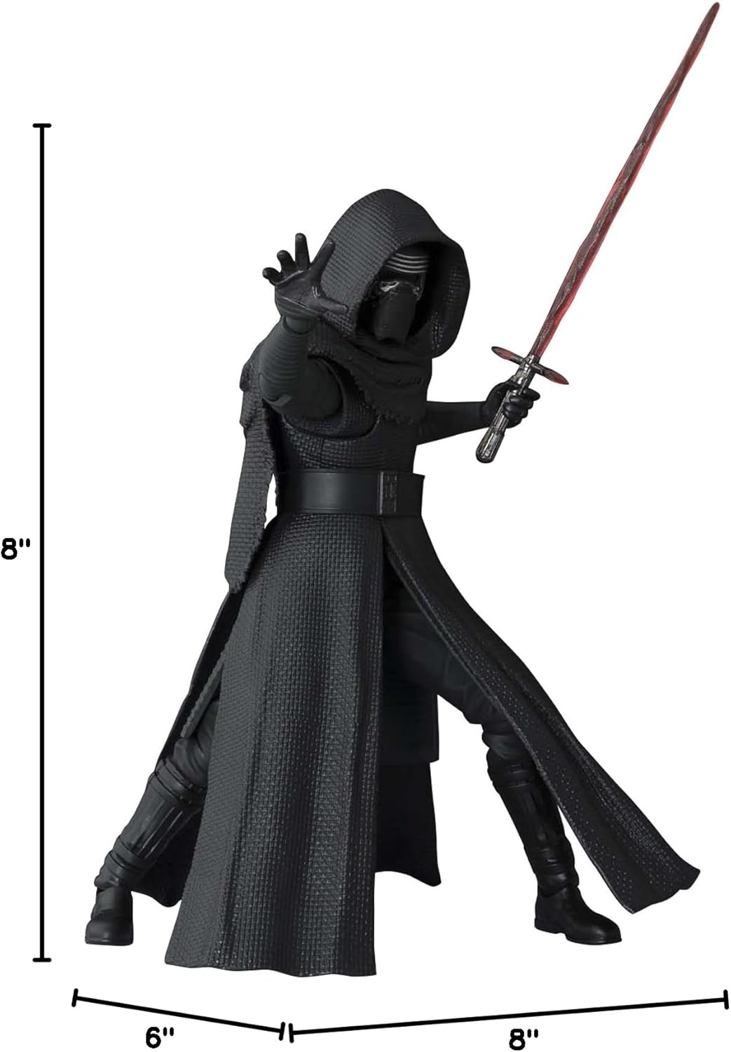 Star Wars The Force Awakens S.H. Figuarts Kylo Ren 6" Action Figure (Bandai Japan)