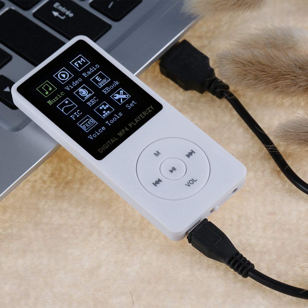 Portable Color TFT Screen HiFi Music Player MP4 Sports MP4 Music Player USB2 0 White White