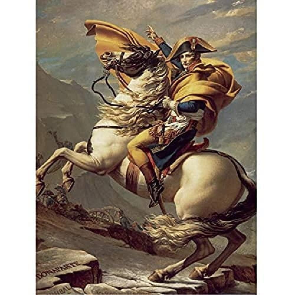 Napoleon Crossing The Alps Unframed Wall Art Print Poster Home Decor