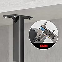 Vista 4 de Wall Mount Pull Up Bar, Joist Beam Rafter Mount Pull-up Bar, Ceiling Mounted Chin Up Bar for Home Gym with Punching Bag Hanger