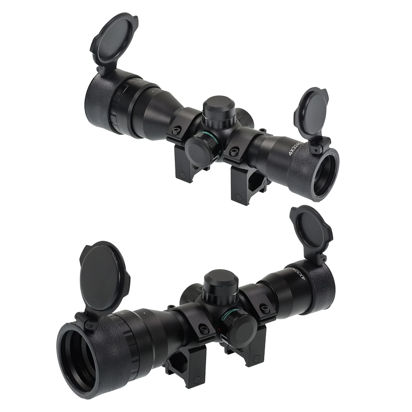 X-Bow FMA 4x32 AOIR - Zielfernrohr; auch Weite Distanzen erreichen - das Visier ist Wasser-, Nebel- und prellschlagfest, Scope für Luftgewehr und Armbrust