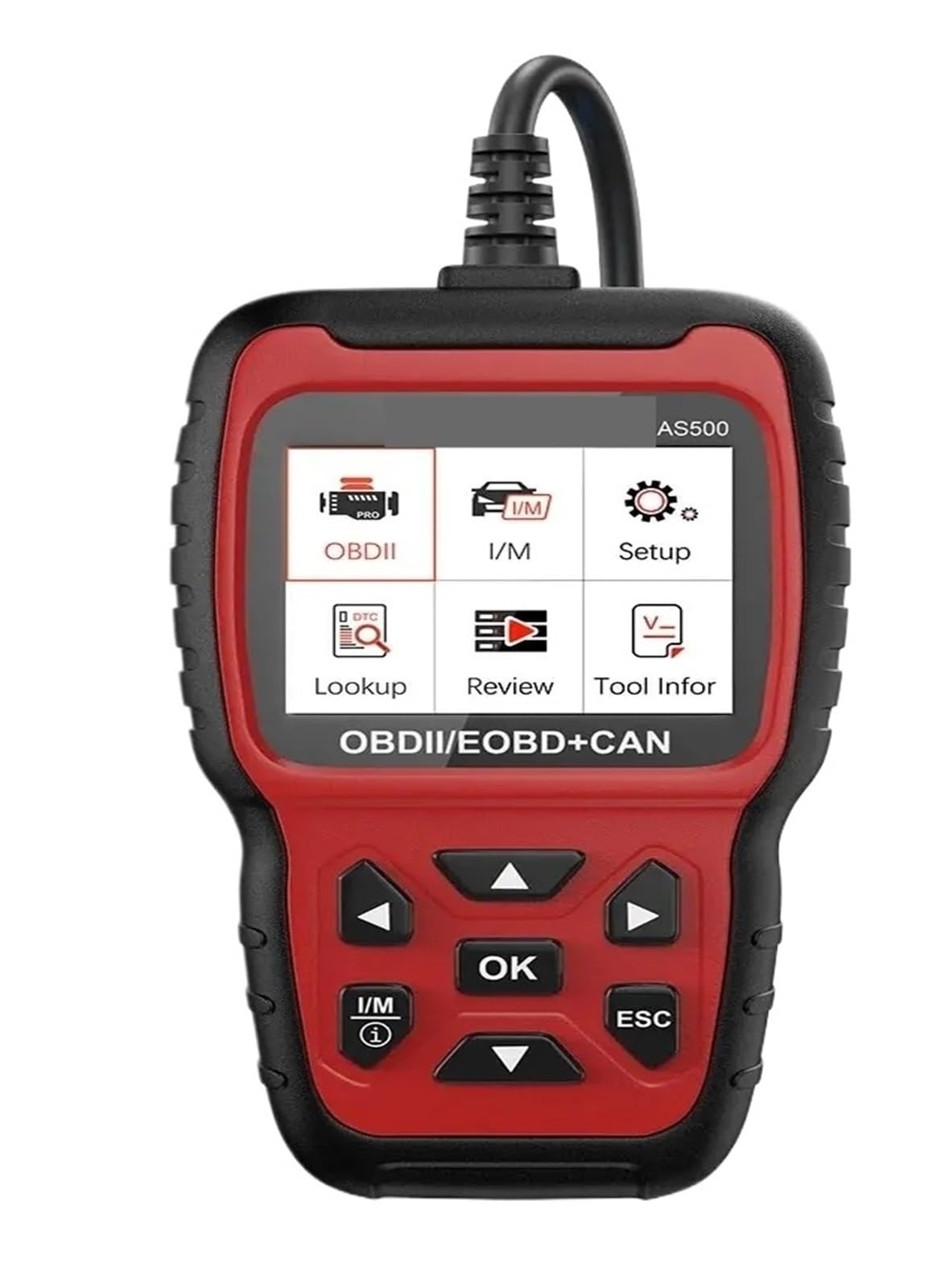 Skaner AS500 OBD2 Czytnik kodów silnika OBD Auto Diagnose Narzędzie diagnostyczne samochodu Skaner samochodowy OBD2