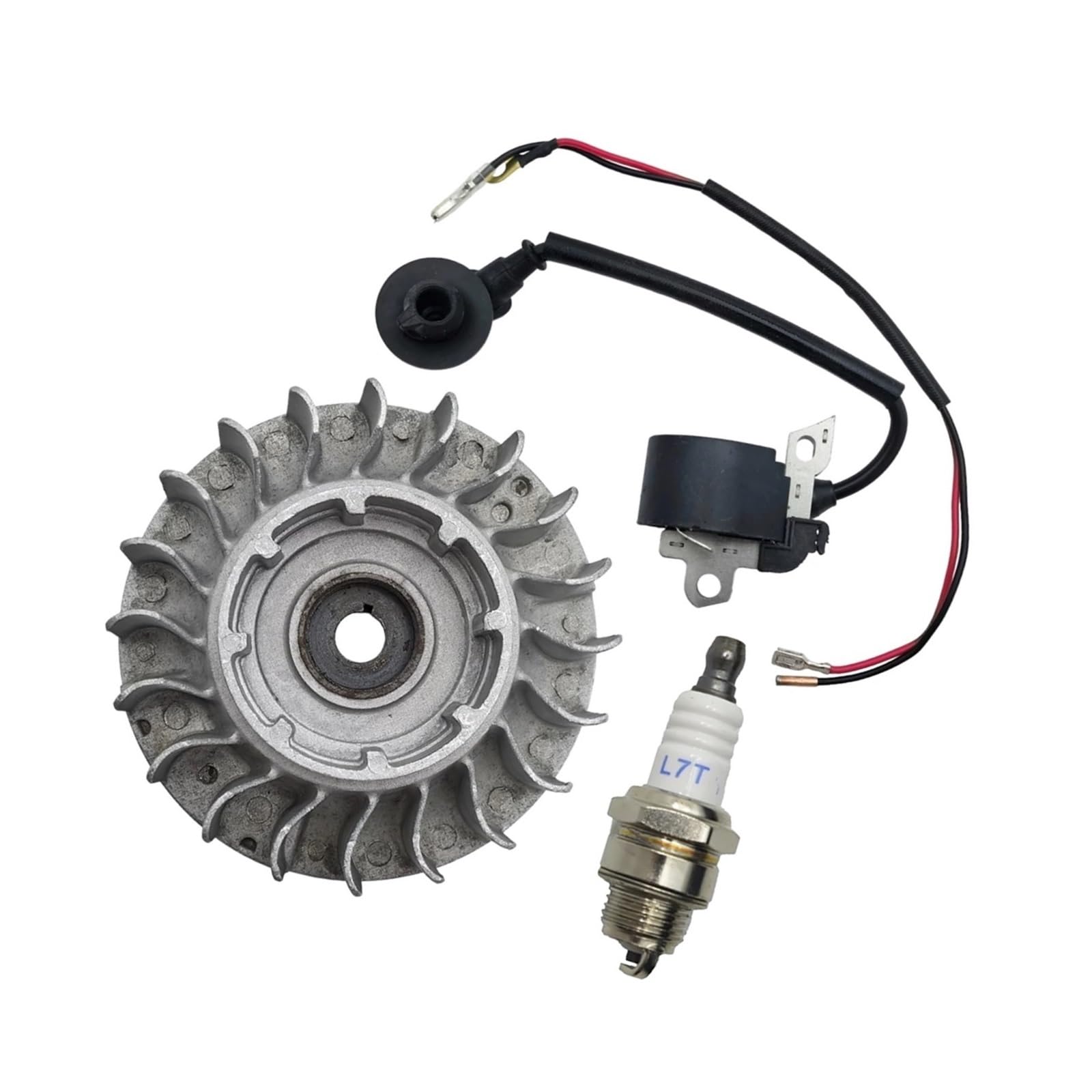 Bobine d'allumage avec volant d'inertie et bougie pour tronçonneuse MS660 066