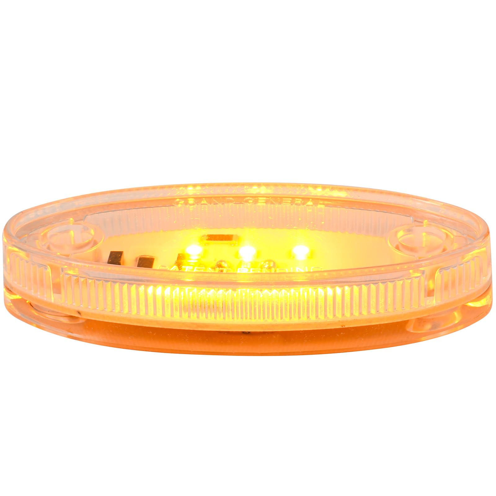 GG Grand General LED-Lichtleiste – 12 Zoll, Bernstein, 19 LEDs, 3-Draht, Für LKW & Anhänger