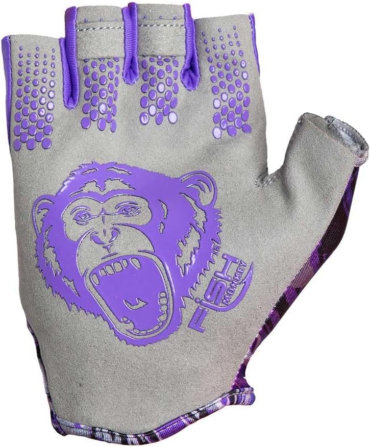 Fish Monkey Gloves Stubby Guide Gloves, Small, Redfish