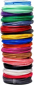 Hobby e Job - Kit de Filamentos para Caneta 3D - 10 Cores, 100 Metros (Total) - Filamento PLA 1.75mm, 0.5kg