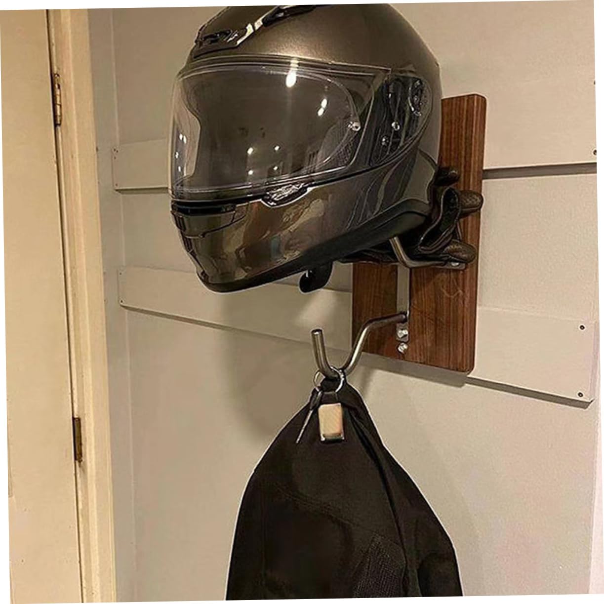Motorcycle Accessory Storage Display Motorcycle Helmet Wall Mount Rack ...