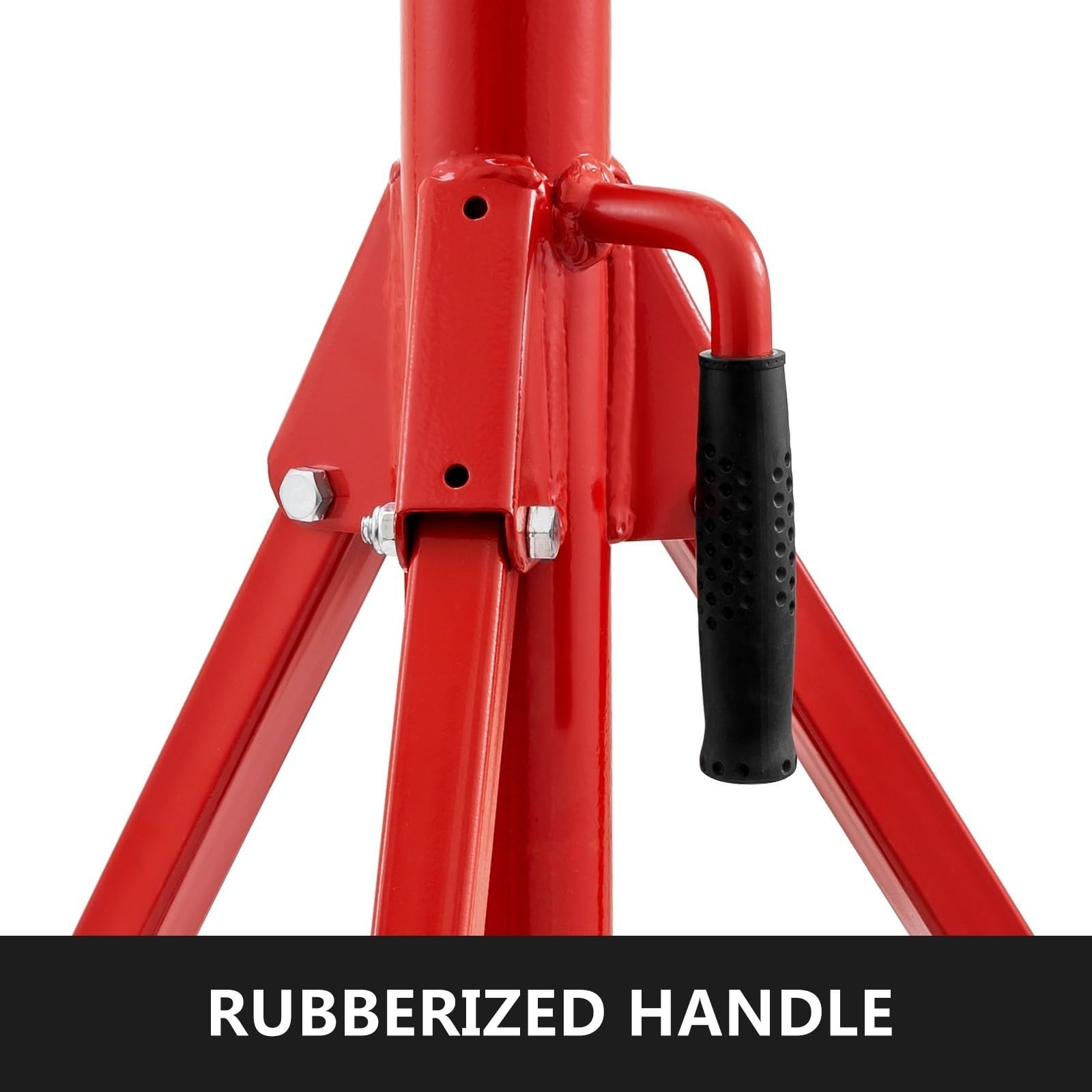 Supporto for tubo con testa a rullo V-Head 2/4 Trasferimento a sfera Treppiede pieghevole Jack 12 pollici Tubo di supporto Strumento bloccato Migliora l'efficienza(1109)