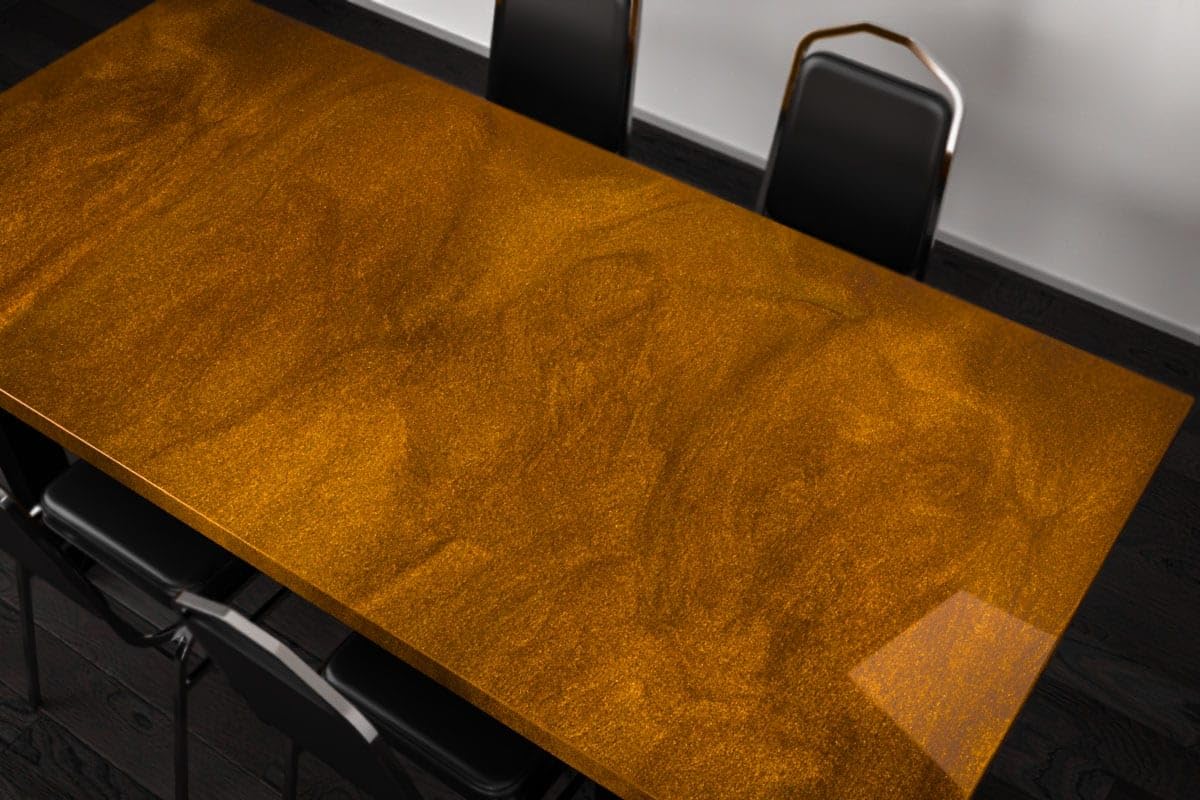 EPODEX Kit de résine époxy pour plateaux de table, plans de travail & surfaces | Résine époxy disponible en différentes couleurs et motifs | Kit de résine de coulée pour béton, chape, bois et plus