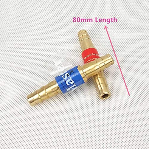 Clapet anti-retour oxygène acétylène de 6mm pour régulateur de pression