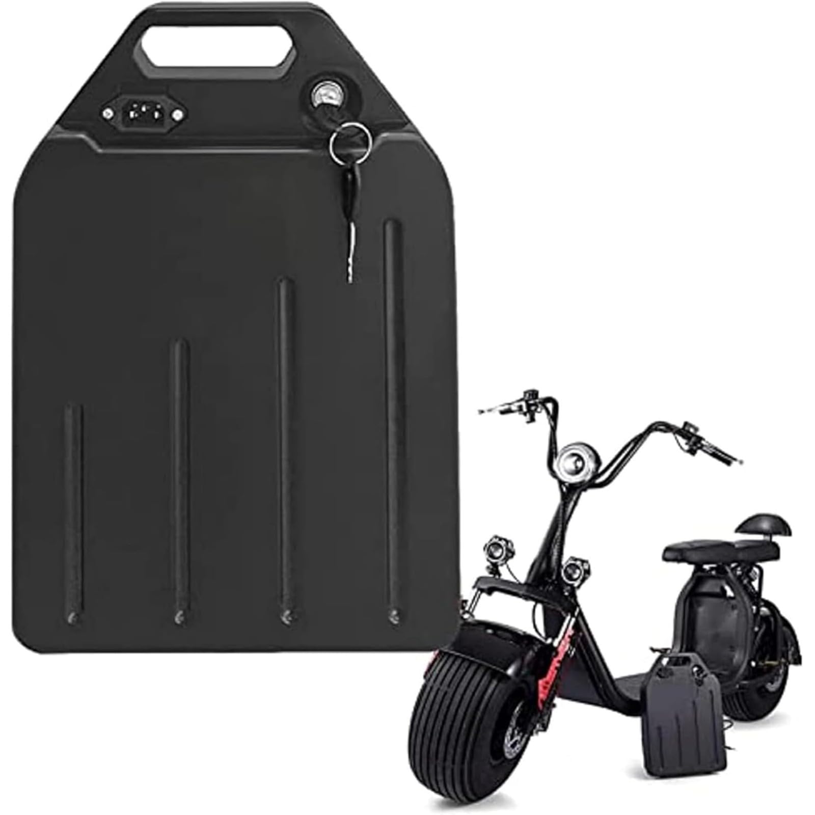60V 20Ah/25Ah/30Ah Batteria Per Monopattino Elettrico/Bicicletta, 60V Batteria Per Monopattino Elettrico, Con Caricabatterie, Per Motore Da 1000W 500W 200W 60V,25Ah