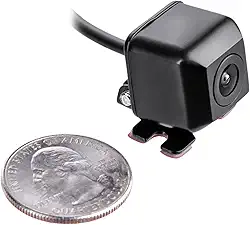 SONICELECTRONIX A Menor Câmera De Ré Universal Metal Para Carro Do Mundo. Minicâmera À Prova D'Água Alta Resolução 170°