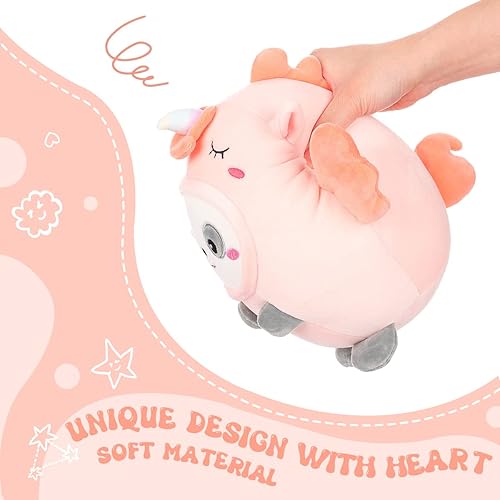 Miniatura 6 de AIXINI Bonita almohada de peluche de gato sandía de 8 pulgadas, suave peluche Kawaii con traje de fruta, regalo para niños