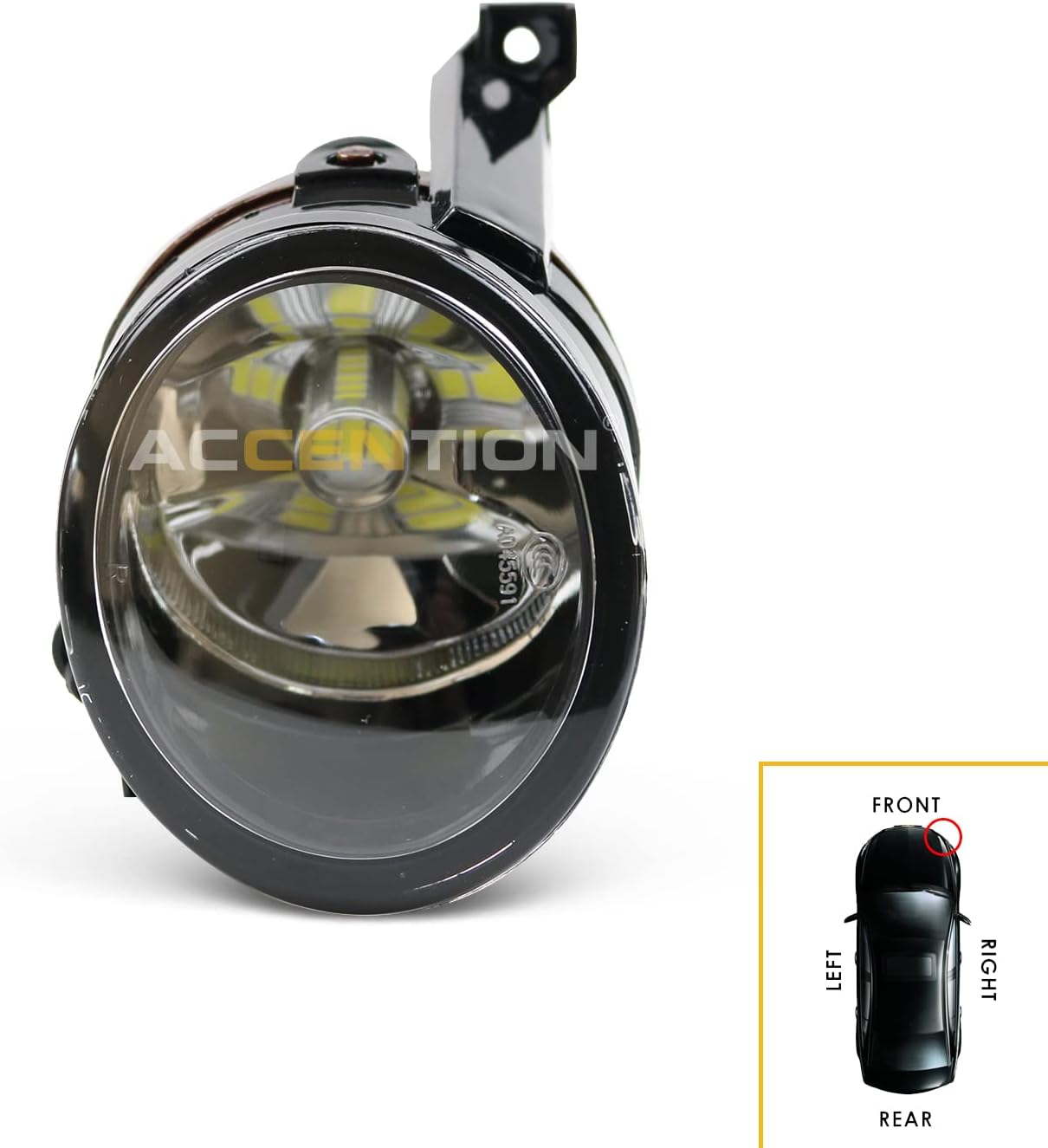 2Pcs For VW Caddy 2004-2008 Fog Light Fog Lamp With LED Bulb 1T0941699 1T0941700