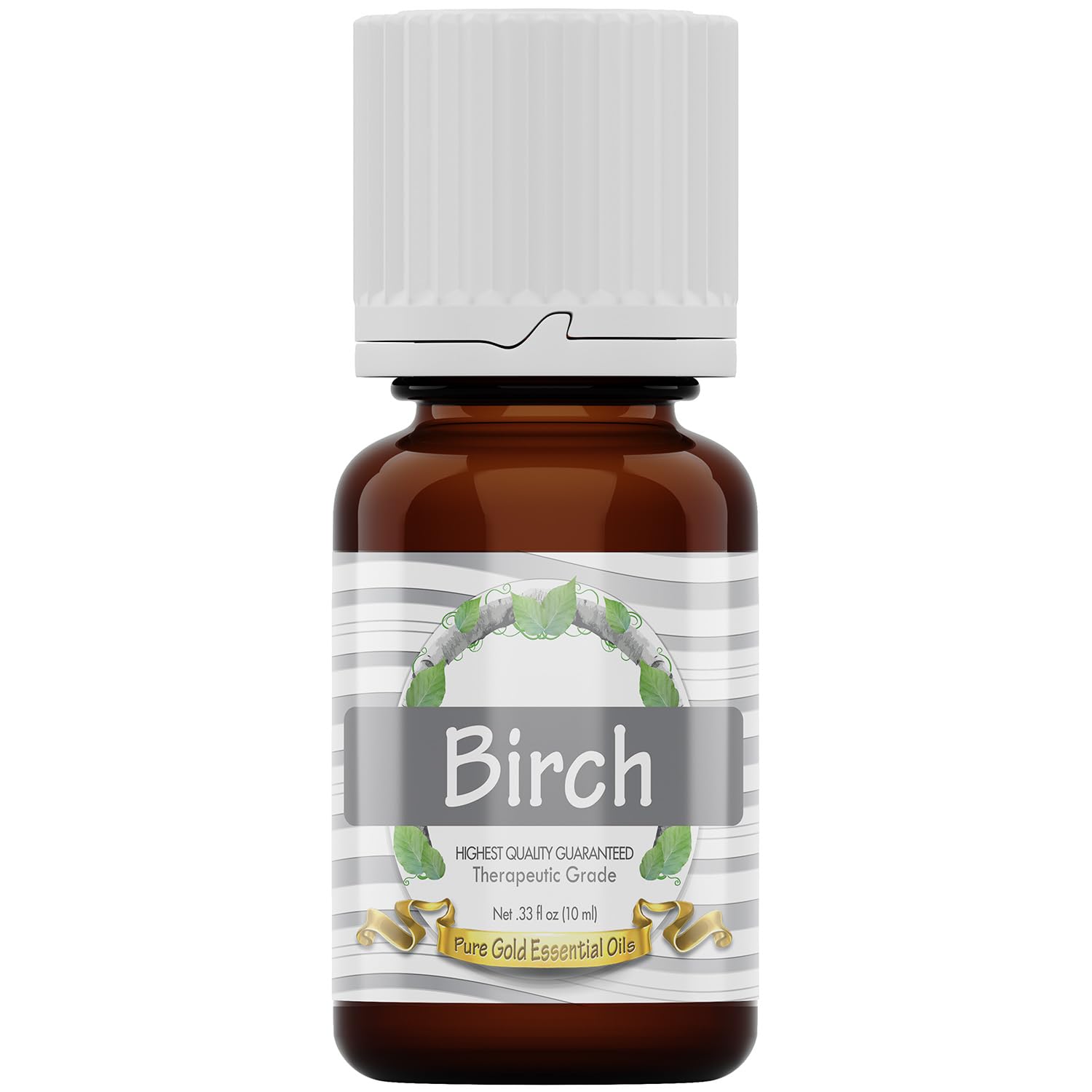 Pure Gold Essential Oils Birch 100% Natural & Undiluted, 10ml