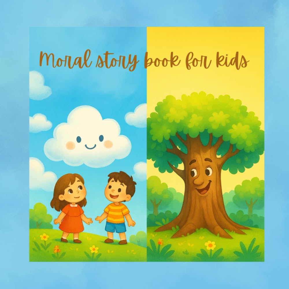 Moral story book for kids (illustrated ) with colorful images