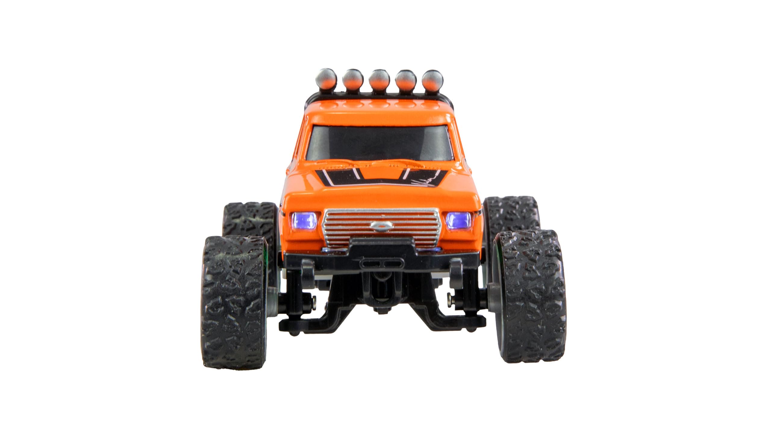 Amewi RC Monster Truck Die Cast 1:64 RTR Orange, pilot zdalnego sterowania w formacie karty