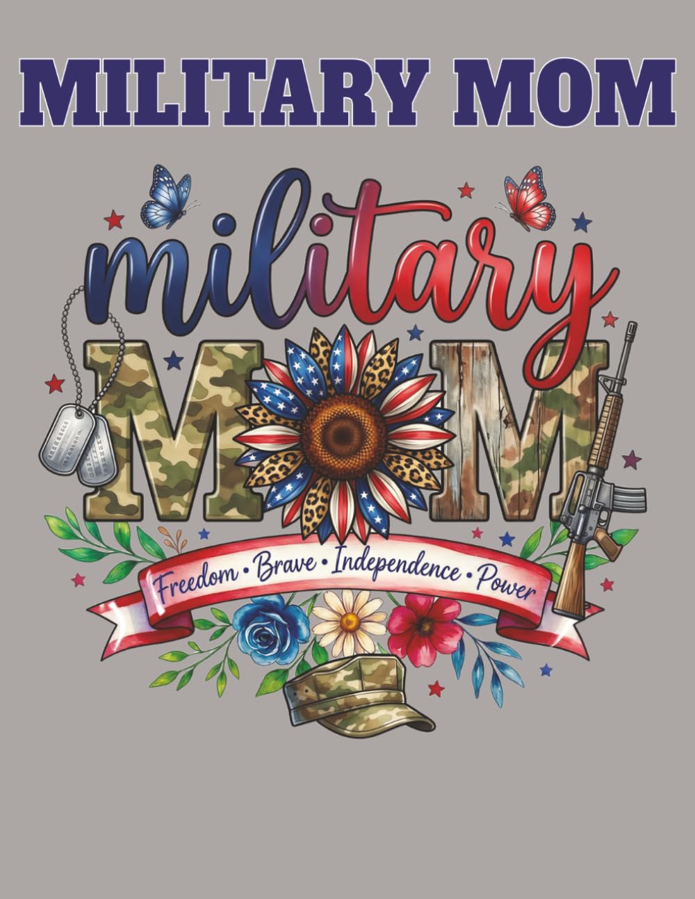 Military Mom Word Search: A Patriotic Puzzle Book for Proud Mothers of Armed Forces Service Members