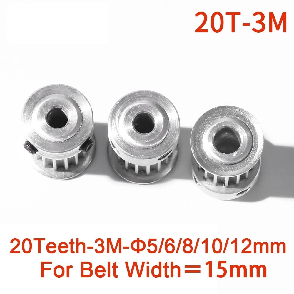 Sourcing Map Zahnriemenscheibe Aus Aluminium – XL 30 Zähne, 20 Mm Bohrung, 5,08 Mm Teilung, 11 Mm Schlitzbreite – 2 Stück, Für CNC & 3D-Drucker