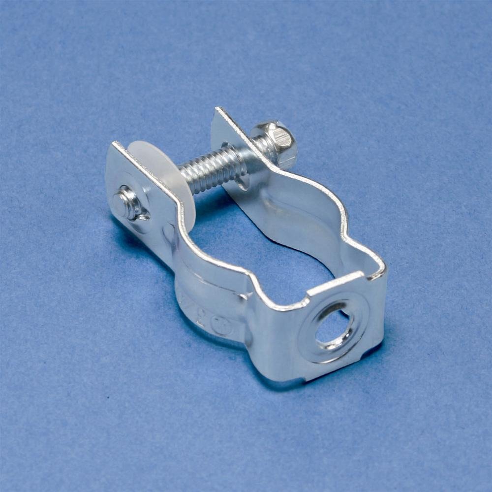 Erico CD5B Electrogalvanized Steel Built-In Hex Nut Bolt Close Conduit/Pipe Clamp 2 Inch EMT/Rigid Caddy
