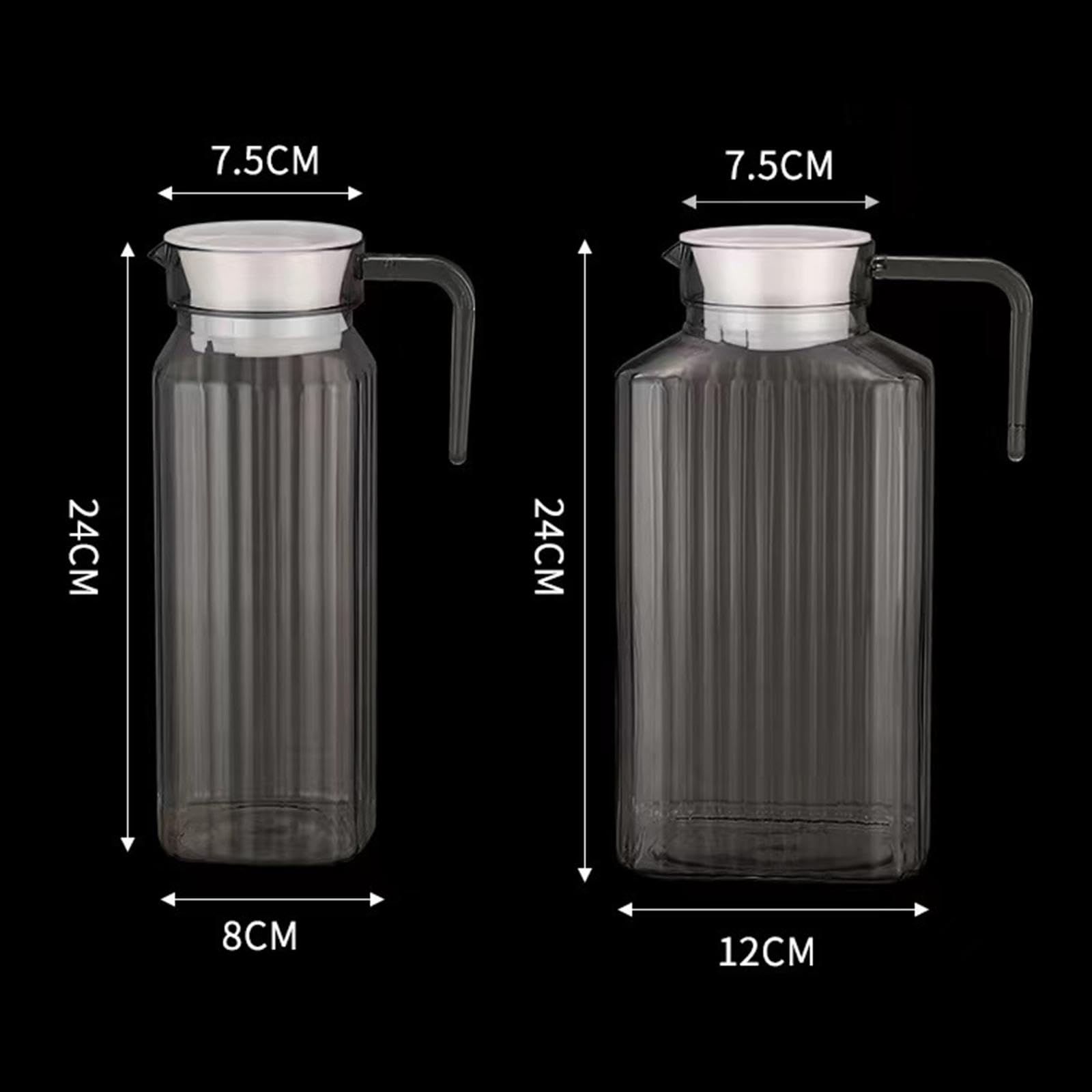 Amazon.co.jp: Jiswhisker アクリルジャグ ウォータージャグ