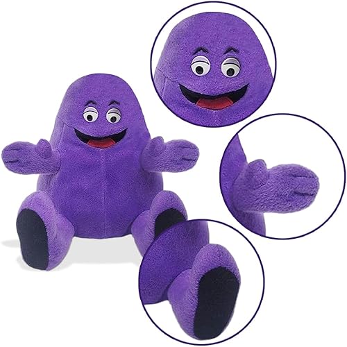 Miniatura 3 de BeyondNice Grimace Shake Sombrero amarillo Burger Busters Shake - Peluche de peluche de juguete de peluche, juguete de juguete, muñeca para niños