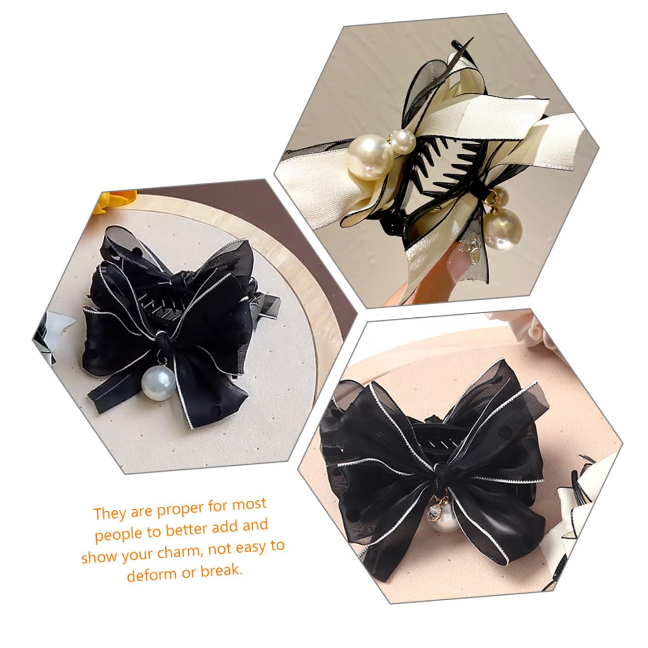 FRCOLOR Juego De 3 Para El Pelo Con Diseño De Lazo Para Mujeres Y Niñas Accesorios Para El Cabello Pasadores 2 Unidades X 3