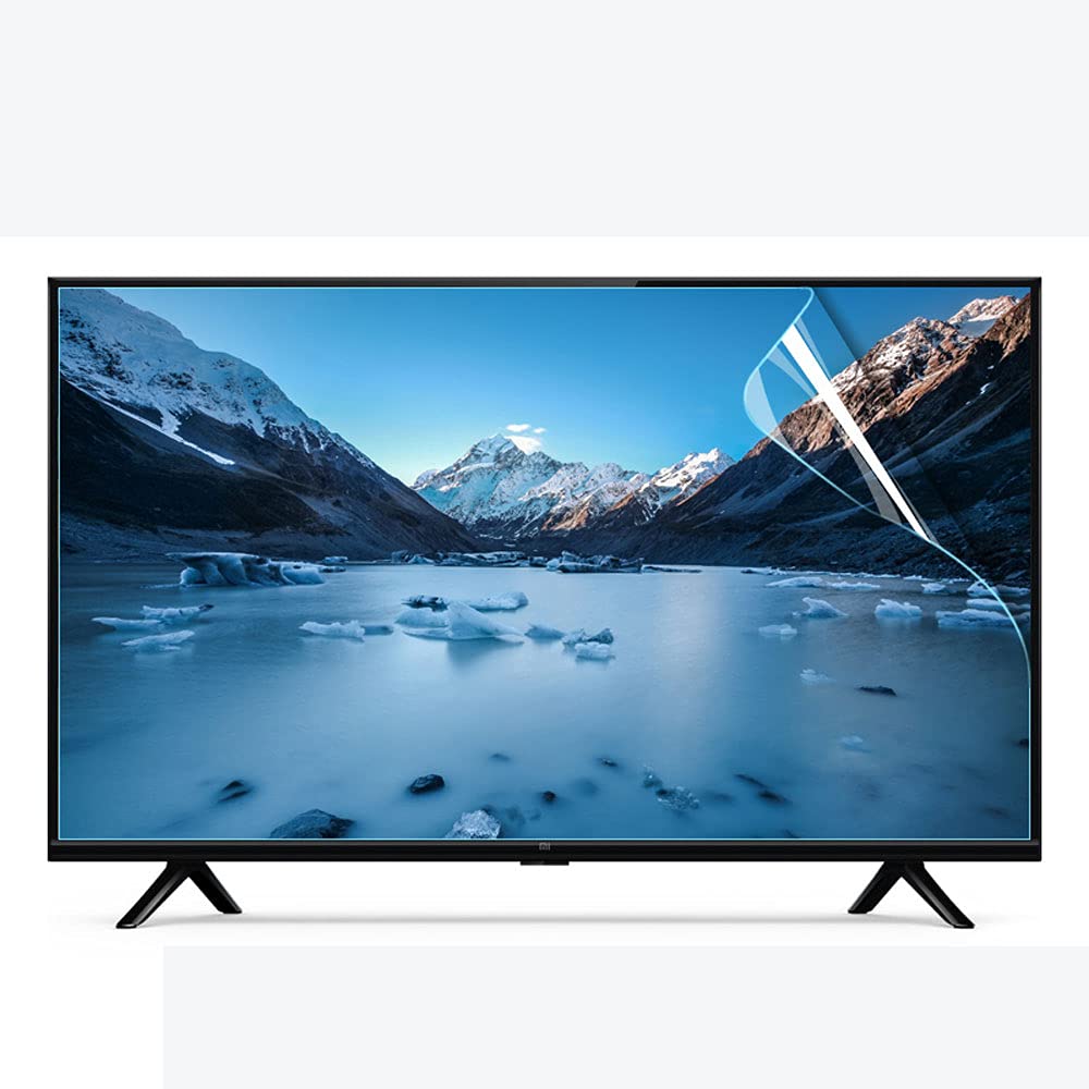 Pellicola Protettiva antiriflesso per TV da 70-75 Pollici, Pellicola Protettiva Opaca antiriflesso, Pellicola Anti-Impronta in Materiale Pet/antiriflesso per LCD, LED, OL,75
