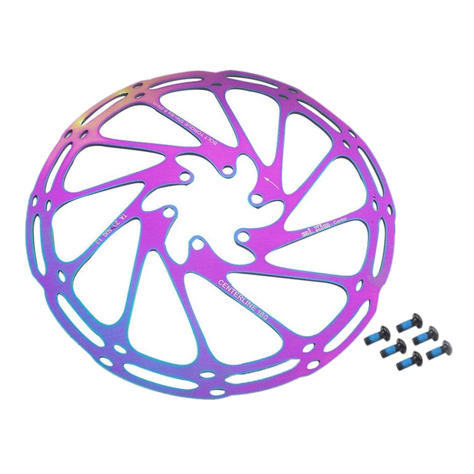 UJEAVETTE Road Bike Disc Brake Hydraulic Rotor with Screws Stainless Steel 160mm