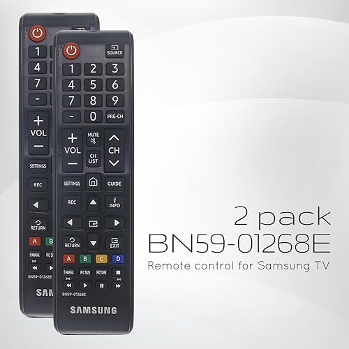 Vista 17 de Control remoto de repuesto universal para todos los televisores inteligentes Samsung QLED Crystal UHD LCD LED HDTV 3D 4K 8K (BN59-01268E)