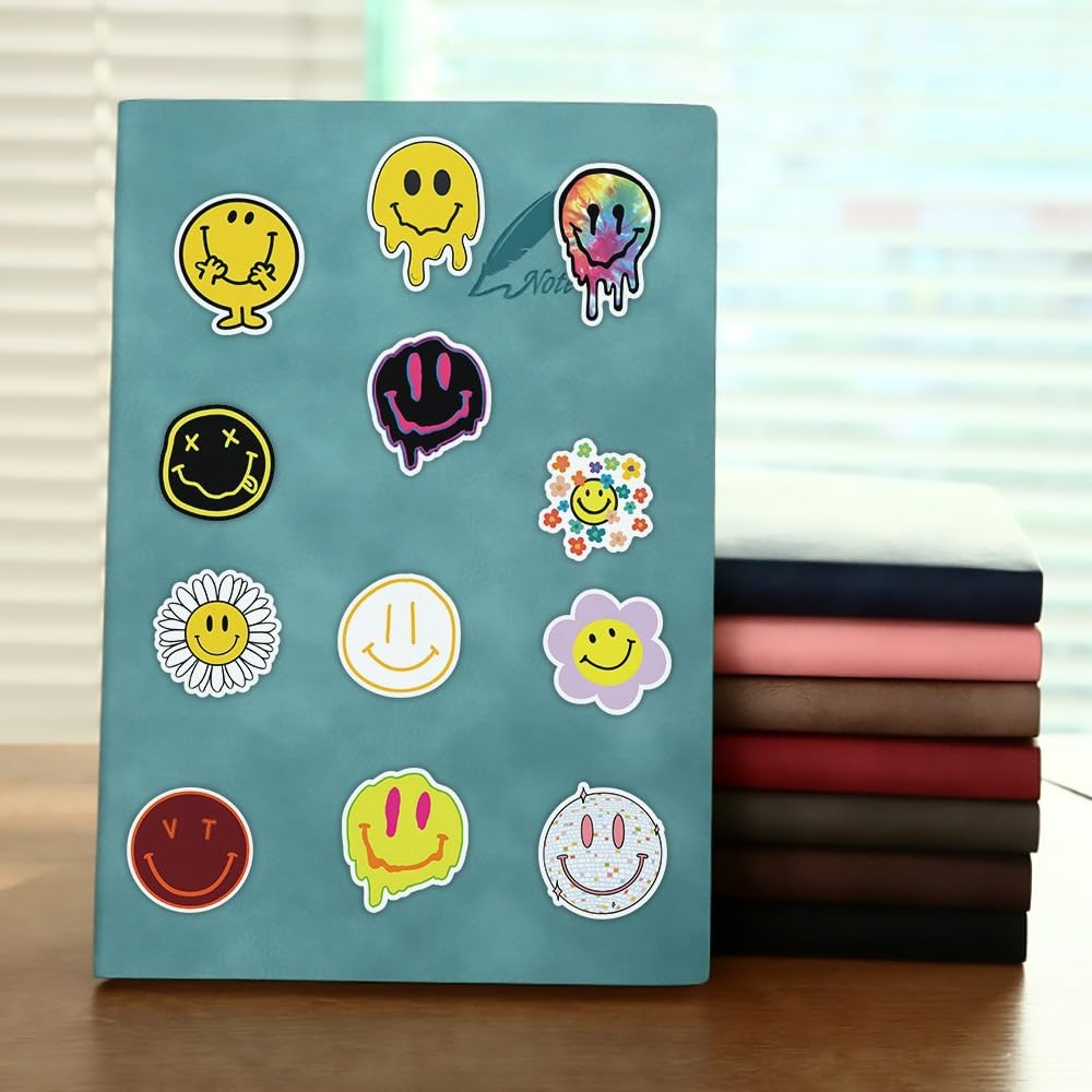 100PCS Smiling Stickers, Cute Water Bottle Stickers for Kids for Teaching Rewards Notebooks, Stationery, Luggage - Image 4