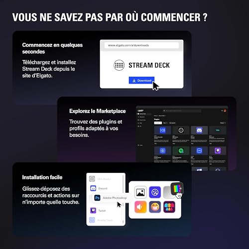 Elgato Stream Deck +, console de mixage, interface de production en direct et de studio, pour créateurs de contenus, streaming et gaming, avec ruban tactile, boutons et touches LCD, compatible Mac, PC - 7