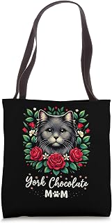 Roses Flowers York Chocolate Cat Tote Bag