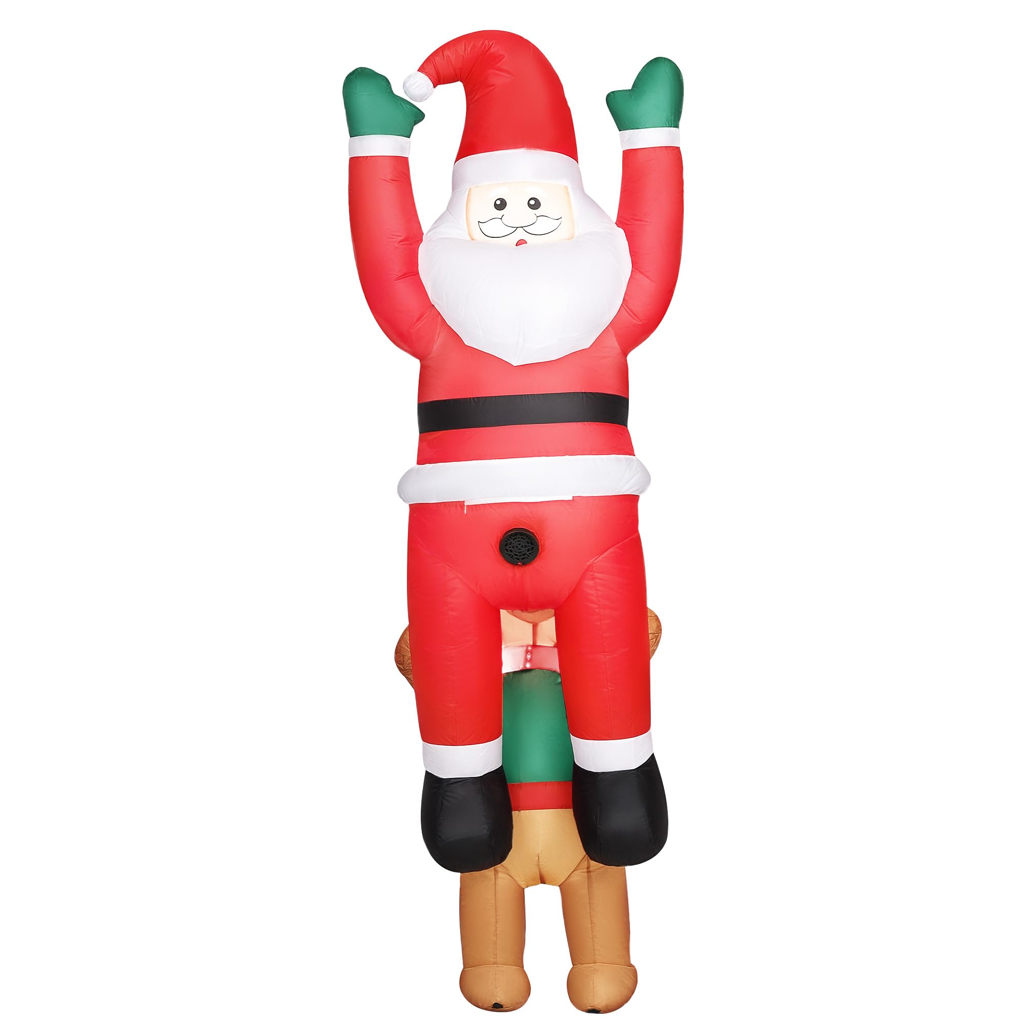 Outsunny Blow Up Hanging Christmas Decoration With Built-In Led Lights