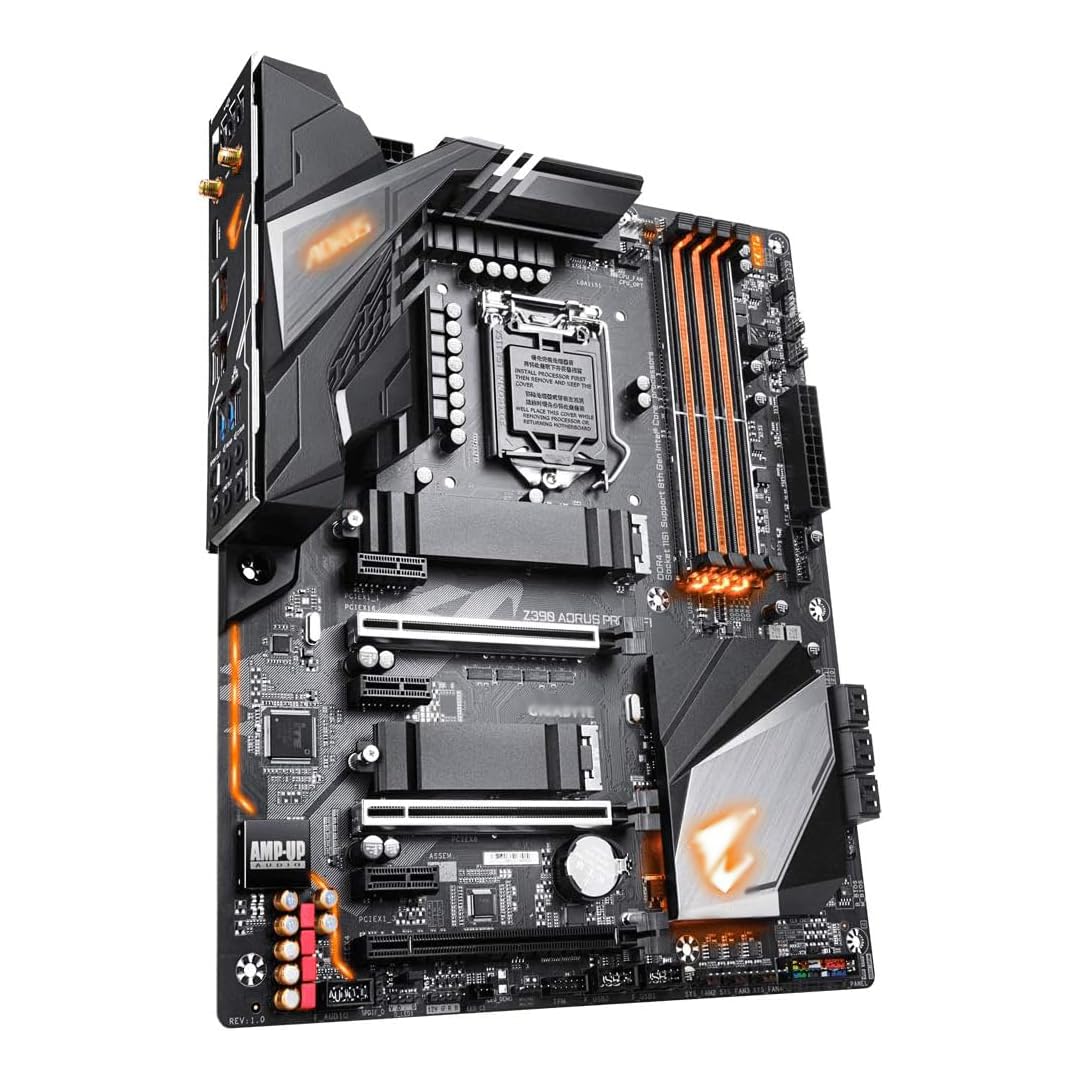 Placa-Mãe ATX LGA1151 Z390 AORUS PRO Wi-Fi, Suporte DDR4, Dual M.2