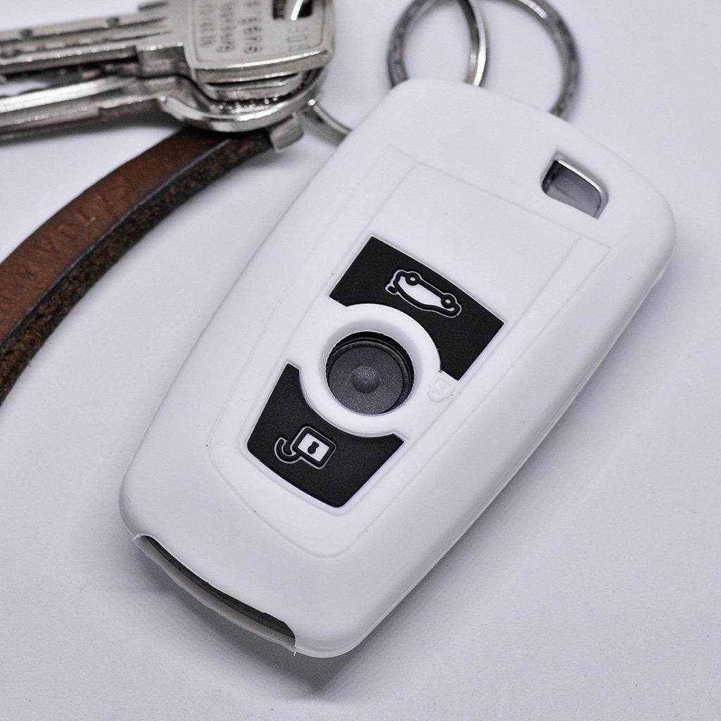 Key Soft Case Custodia Protettiva Chiave Per Auto BMW F20 F13 F30 F31 F32 F33 F3 F2 1s 2s 3s 4s F10 F07 F11 Smart Key/Colore: Rosa - Foto 14