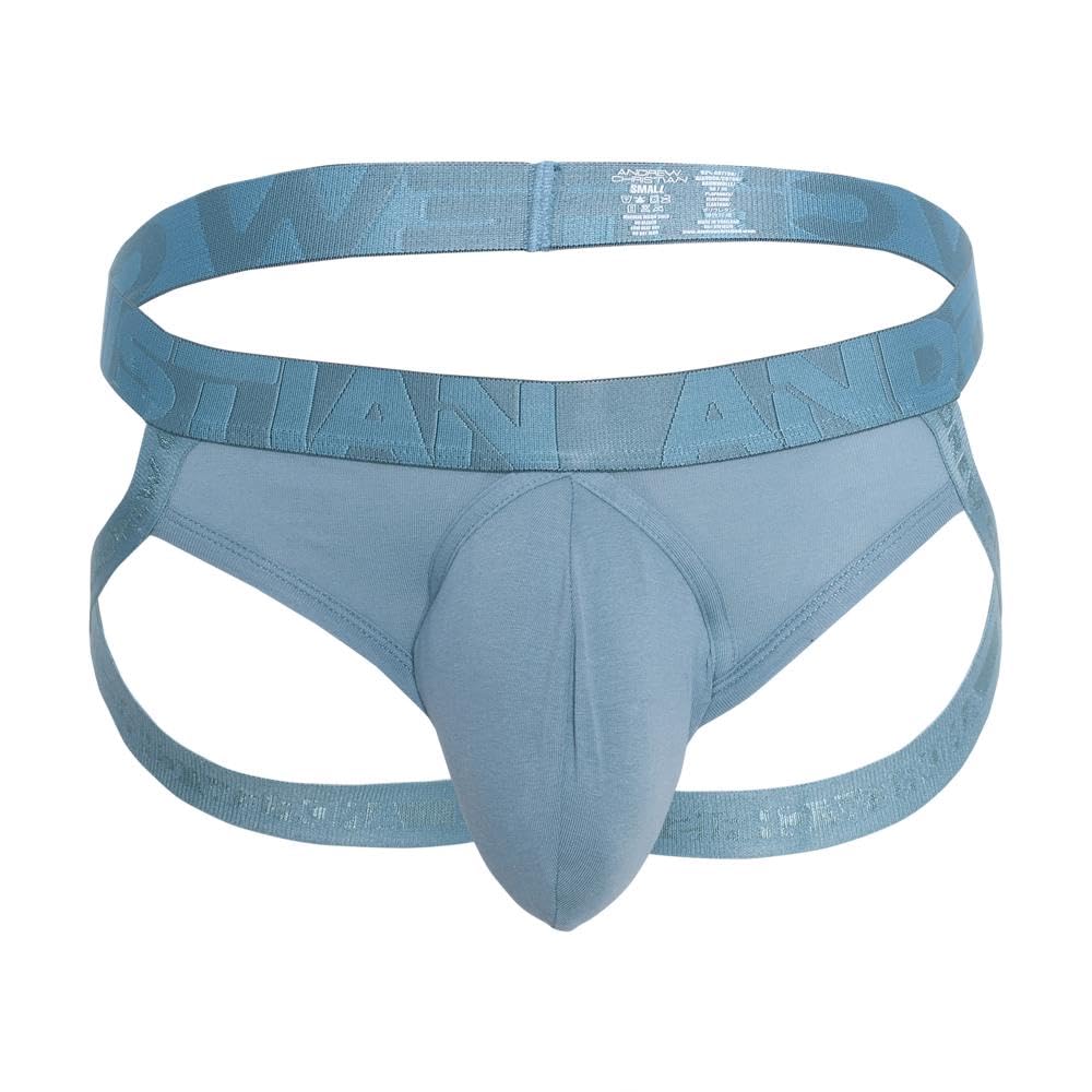 Andrew Christian - Mens Jockstrap Underwear - SHOW-IT® Apex Jock Arctic Blue - 1x Size XL