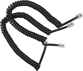 KJHBV 2 Peças Acessório De Telefone Acessórios De Telefone Cabos De Telefone Cabos De Telefone Enrolados Cabos Enrolados De Telefone Cabos Enrolados Para Telefone Cabo De Telefone