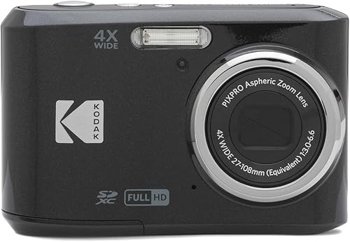Miniatura 9 de Cámara digital KODAK PIXPRO Friendly Zoom FZ45-BK de 16 MP con zoom óptico de 4x, lente gran angular de 27 mm y pantalla LCD de 2.7 pulgadas (Negro)