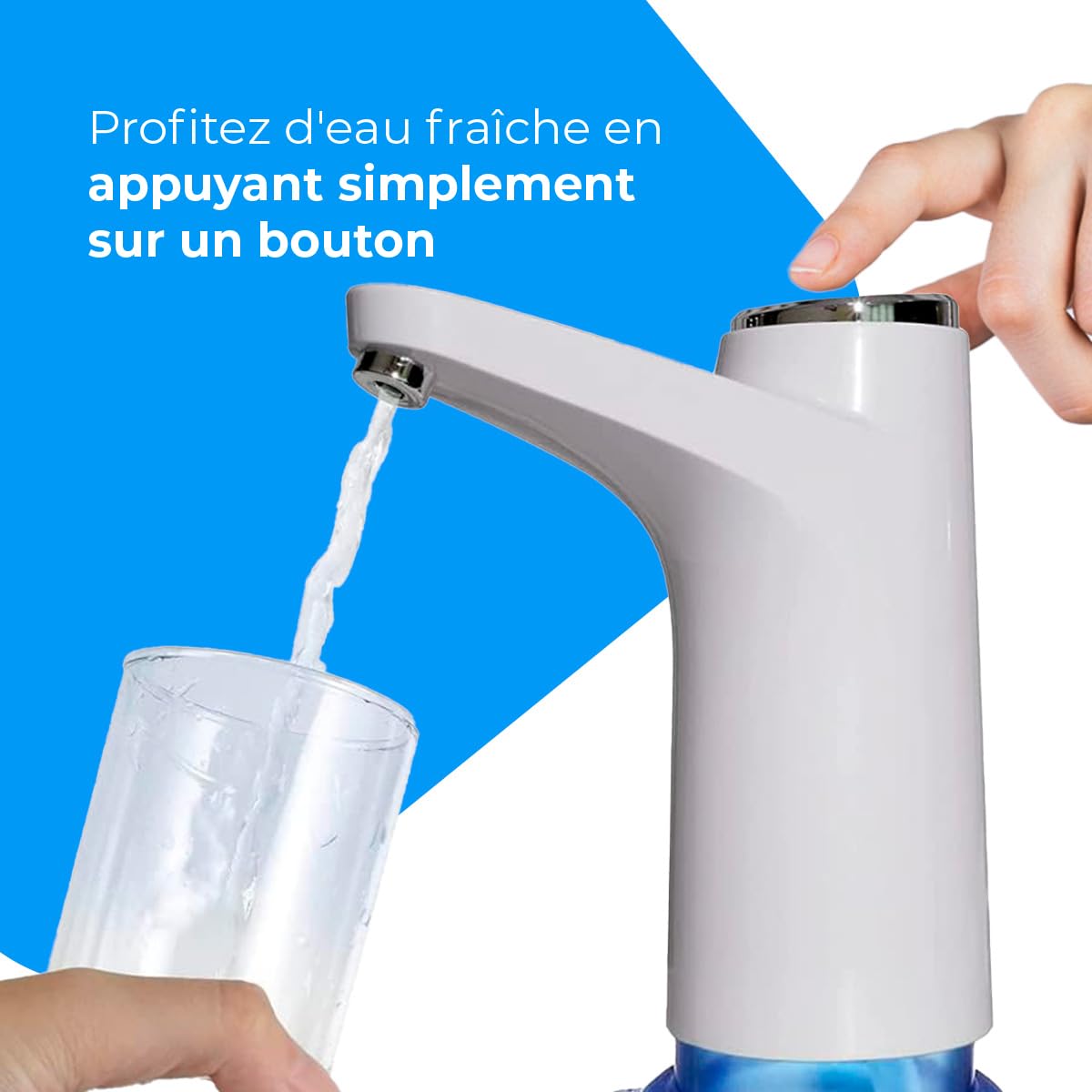 Distributeur D'Eau En Bouteille Automatique - Chargeur Usb, En Acier