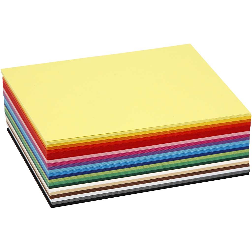 Colortime – Juego Creativ – Craft – Tarjetas de cartulina, varios colores